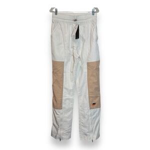 Nike White and Tan Track Pants